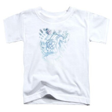 Trevco Sportswear GL237-KT-1 Green Lantern White Lantern Sinestro Toddler Short Sleeve T-Shirt, White - Large 4T