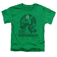 Trevco Sportswear GMB153-TT-1 Gumby More Shenanigans Toddler Short Sleeve T-Shirt, Kelly Green - Small 2T