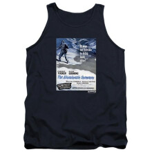 Trevco Sportswear HHOH10019-TK-5 Hammer House of Horror Snowman Adult Tank Top, Navy - 2X