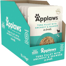 Applaws Cat Pouch Tuna with Whole Anchovy ( 12pk × 70g )