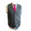 Grey Herringbone Design Modern Fit Tweed Waistcoat - Medium 1