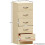 Vida Designs (Pine) Riano 5 Drawer Narrow Chest Bedroom Storage Unit 4