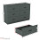 Vida Designs (Jasper Green) Riano 6 Drawer Chest Modern Bedroom Storage 3