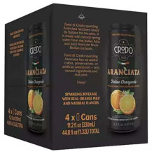 Crodo 20568 Aranciata Sparkling Water, Pack of 4