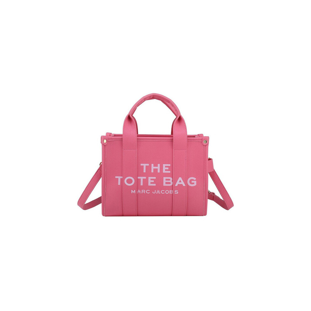 (Pink) Women Handbags Tote Top Handle Shoulder Bags Crossbody Bag PU Leather Bag with Long Strap