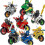 8Pcs Ninjago Motorcycle Set Minifigures Ninja Mini Figures Blocks Παιχνίδια για παιδικά δώρα για παιδιά 1