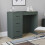Vida Designs (Jasper Green) Riano 3 Drawer Dressing Table Makeup Computer Desk 1