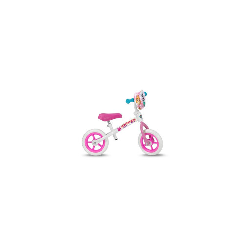 Bicicleta de equilíbrio de 2 rodas Toimsa Paw Patrol de 10 polegadas para meninas Branco
