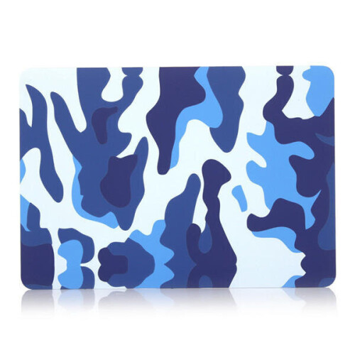 Camouflage Pattern PC Laptop Hard Case Cover Protective Shell For Apple Macbook Air 13.3 Inch BLUE COLOR