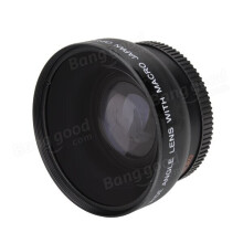 Neutral 0.45x 52mm XF-52W Wide-Angle Macro Lens for Nikon, Canon, Sony & More