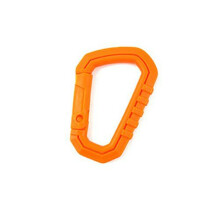 15PCS  Medium Tactical Plastic D-button Mountaineering Bag External Hanging Key D Button Climbing Outdoor Mountaineering Buckle Light