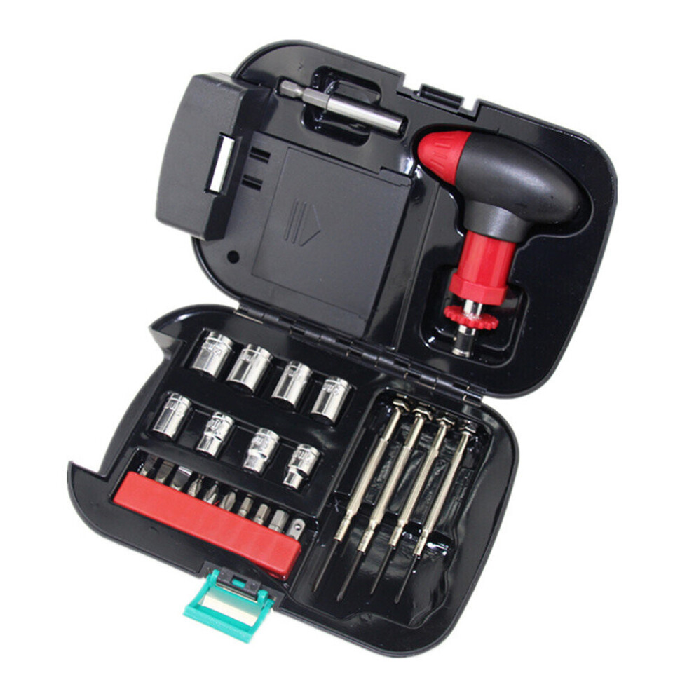 Flashlight Tool Set With light Toolbox Tool Light 24-piece hardware Tool Flashlight set