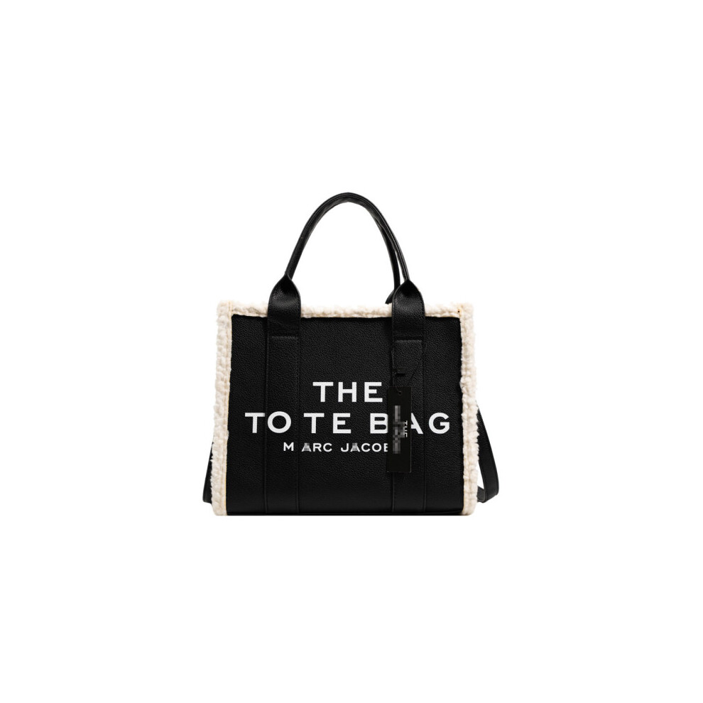 (Black) Women Designer Handbags Laptop Tote Bag Large PU Leather Shoulder Bag