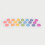 Rainbow Wooden Semispheres 1