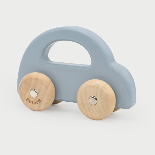 Wooden Car Blue 1