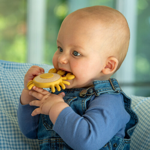 SiliSoft Crab Teether (Neutral) 2