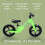 Whizz Balance Bike - Green 6