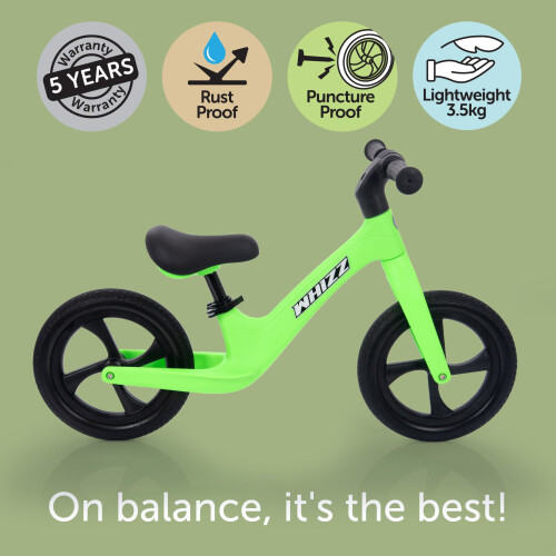 Whizz Balance Bike - Green 2