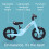 Whizz Balance Bike - Blue 3
