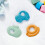 SiliSoft Sensory Teethers (Neutral) 5