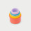 SiliSoft Round Stacking Cups (Rainbow) 1