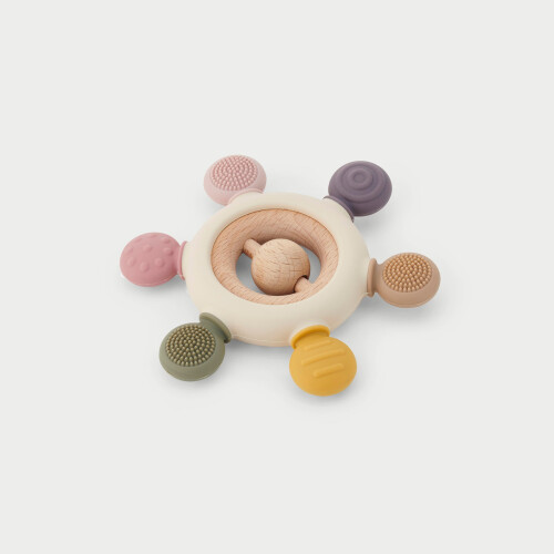 SiliSoft Rattle Teether (Earth)