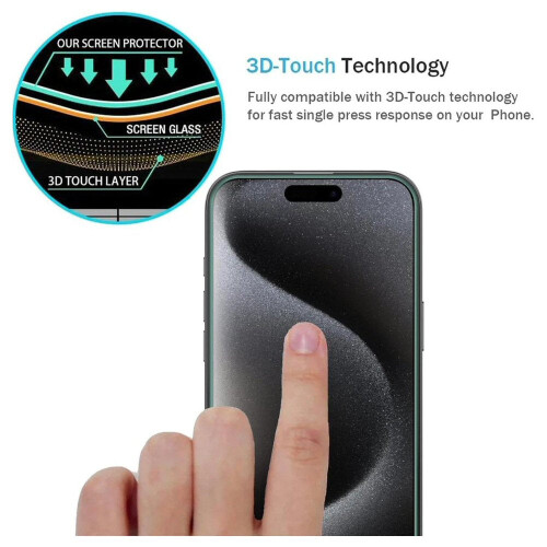 Sam S25 Ultra Screen Protector - Tempered Glass, Full Coverage, Oleophobic, Case-Friendly, Easy Install 2