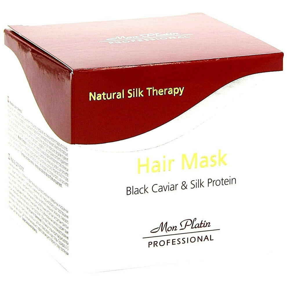 Mon Platin Professional Mon Platin Black Caviar And Silk Protein Hair Mask 250Ml Pot