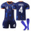 (26(140-150CM)) Comfortable 2425 Netherlands Away VIRGIL #4 Training Suit With Socks 1