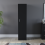 Vida Designs (Black) Riano 1 Door Wardrobe Bedroom Garment Storage 7