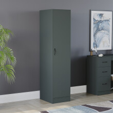 (Jasper Green) Riano 1 Door Wardrobe Bedroom Garment Storage