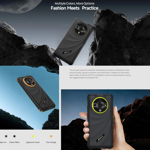 Ulefone (Black) Ulefone Armor X31 Pro Rugged Smartphone 8GB+256GB 2