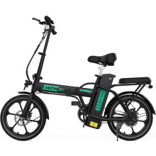 (HITWAY Folding Electric Bike Foldable City Bikes 36V/10.4AH Battery, 250W Motor, 35-90KM Commuter Electric Bicycles) HITWAY Electric Bike,16" Ebikes, up 70KM Fold