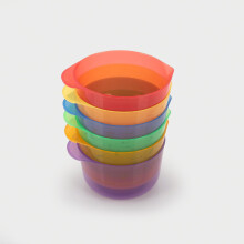 Translucent Colour Pouring Bowls - Pack of 6