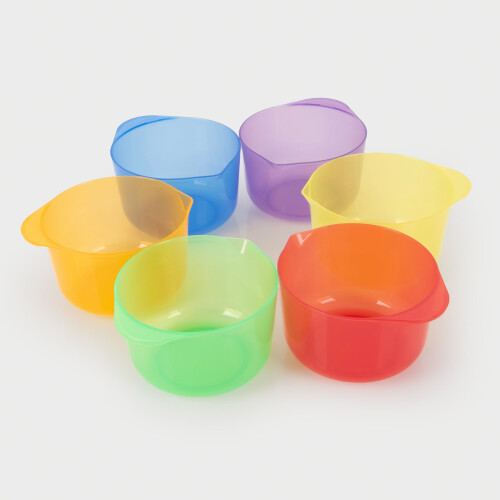 Translucent Colour Pouring Bowls - Pack of 6 2