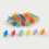 Translucent Colour Spinners - Pack of 36 1