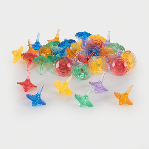 Translucent Colour Spinners - Pack of 36 2