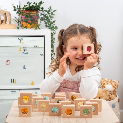 Wooden Kaleidoscope Blocks 2