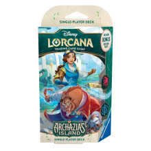 Ravensburger Disney Lorcana TCG: Archazias Island Mazos Iniciales - Rubí & Zafiro | Juego Atractivo | Más de 200 Arte Original