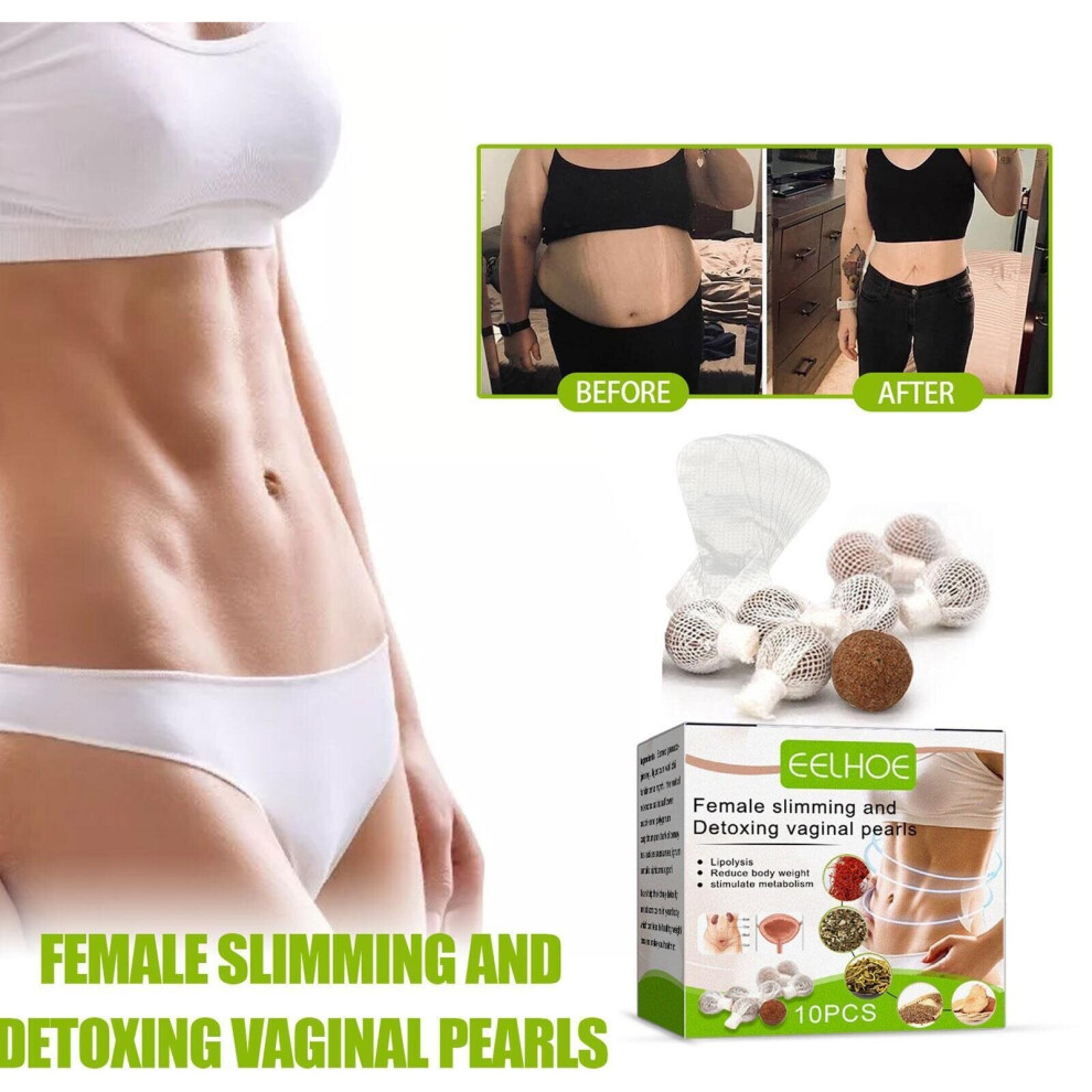 10PC Yoni Detox Pearls Tampons Herbal Natural Womb Vaginal Cleansing Healing