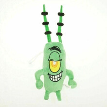 11" New Squarepants Plankton Sheldon Soft Plush Doll Toy Gift
