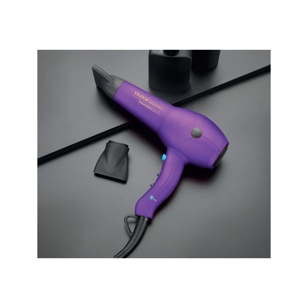 Diva Purple (Purple) Veloce 3800 Pro Ionic Conditioning Reduced Noise System