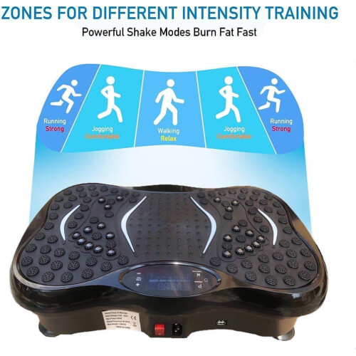 (Black) MAXSTRENGTH Vibration Plate Exercise Machine 2