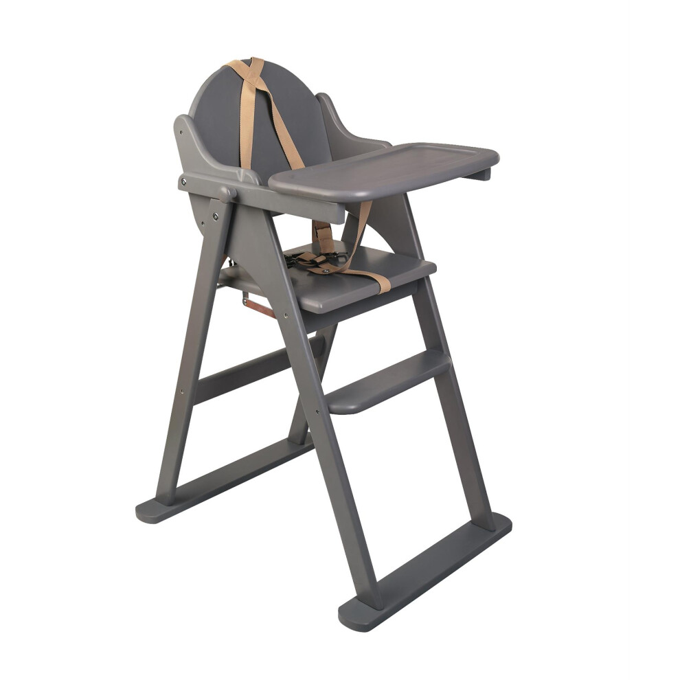 Safetots Deluxe Putaway Folding Wooden High Chair