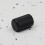 18mm Diameter Matt Black Knurled Textured Cabinet Knob 3