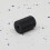18mm Diameter Matt Black Knurled Textured Cabinet Knob 5