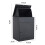 Living And Home Lockable Standing Wall Mount Letterbox Package Drop Delivery Box with 2 Keys 6