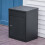 Living And Home Lockable Standing Wall Mount Letterbox Package Drop Delivery Box with 2 Keys 2