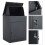 Living And Home Lockable Standing Wall Mount Letterbox Package Drop Delivery Box with 2 Keys 5