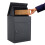 Living And Home Lockable Standing Wall Mount Letterbox Package Drop Delivery Box with 2 Keys 3